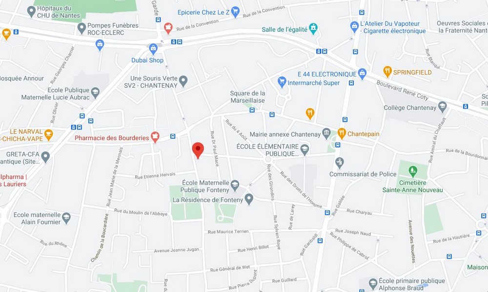 Localisation du cabinet